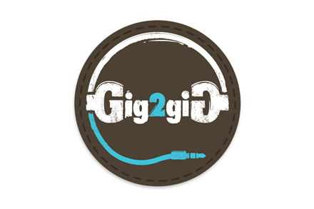 Gig2Gig Logo Designed By Stephen Nelson Graphic Designer