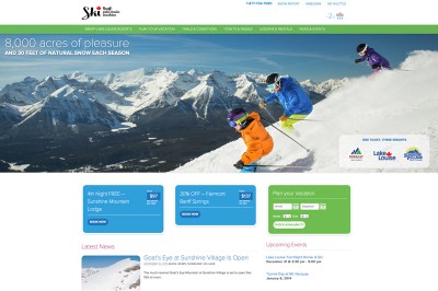 Ski Big 3 Web Design